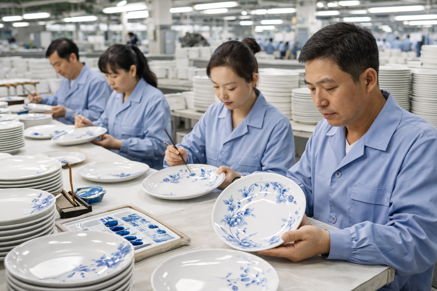 Our porcelain factory in Chaozhou